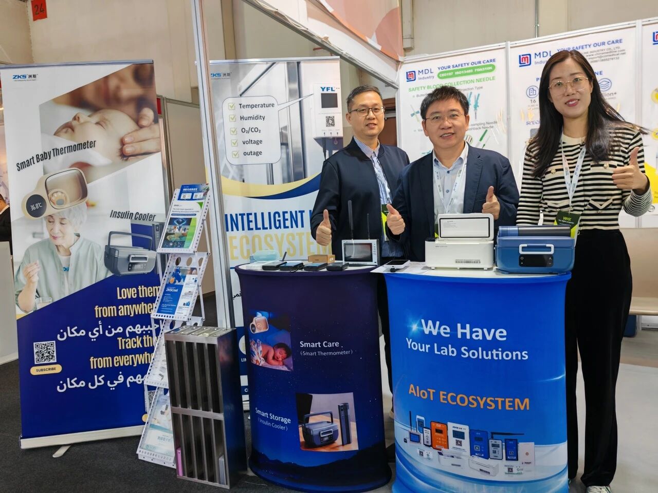 同心致远，共启新程！洲斯物联亮相迪拜WHX Labs Dubai 2026